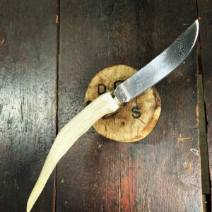 Declan Harp stag handle knife