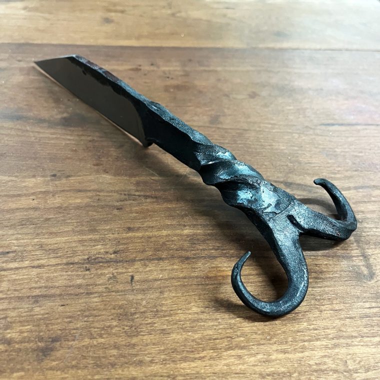 ram's head railroad spike knife